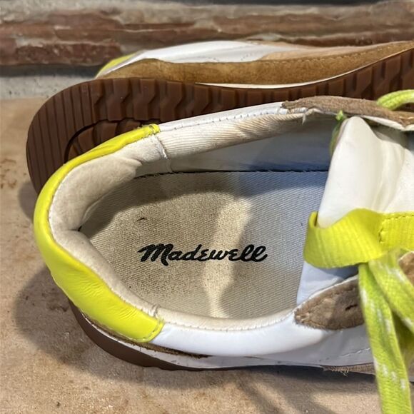Madewell Kickoff Trainer Sneakers Leather and Suede - Picture 9 of 9